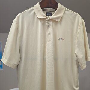 Greg Normal Collection The Shark Yellow Golf Polo - Size XL